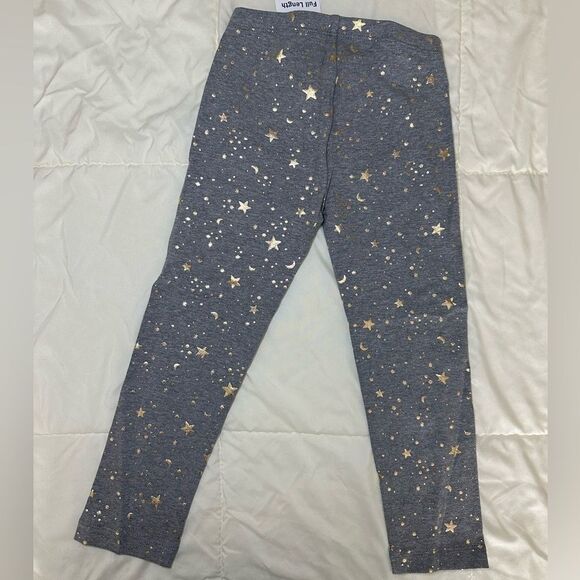 NWT Old Navy Girls Toddler Size 4 Leggings in Gray with Gold Stars & Moons - Picture 5 of 5